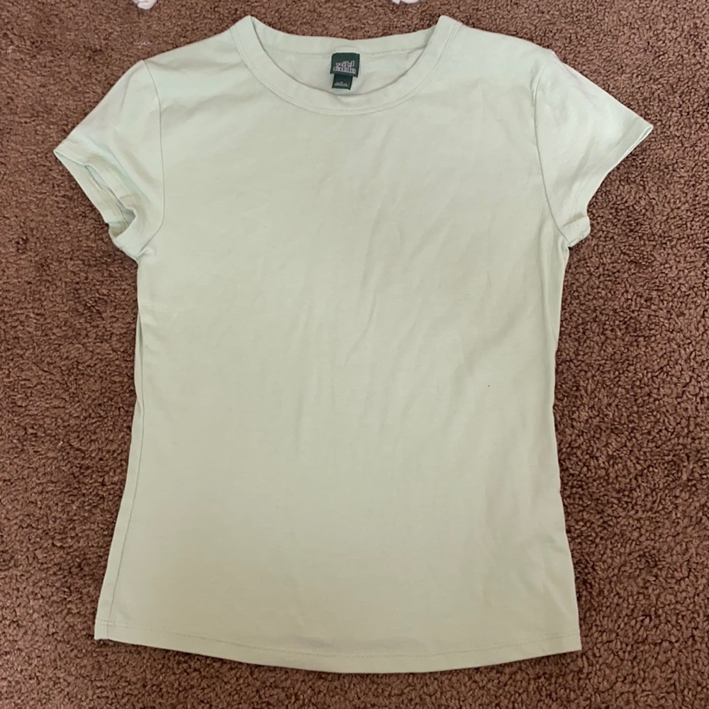 light green t-shirt